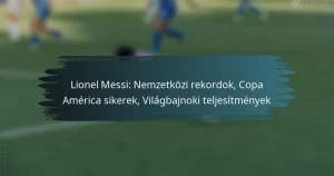 Lionel Messi: Nemzetközi rekordok, Copa América sikerek, Világbajnoki teljesítmények